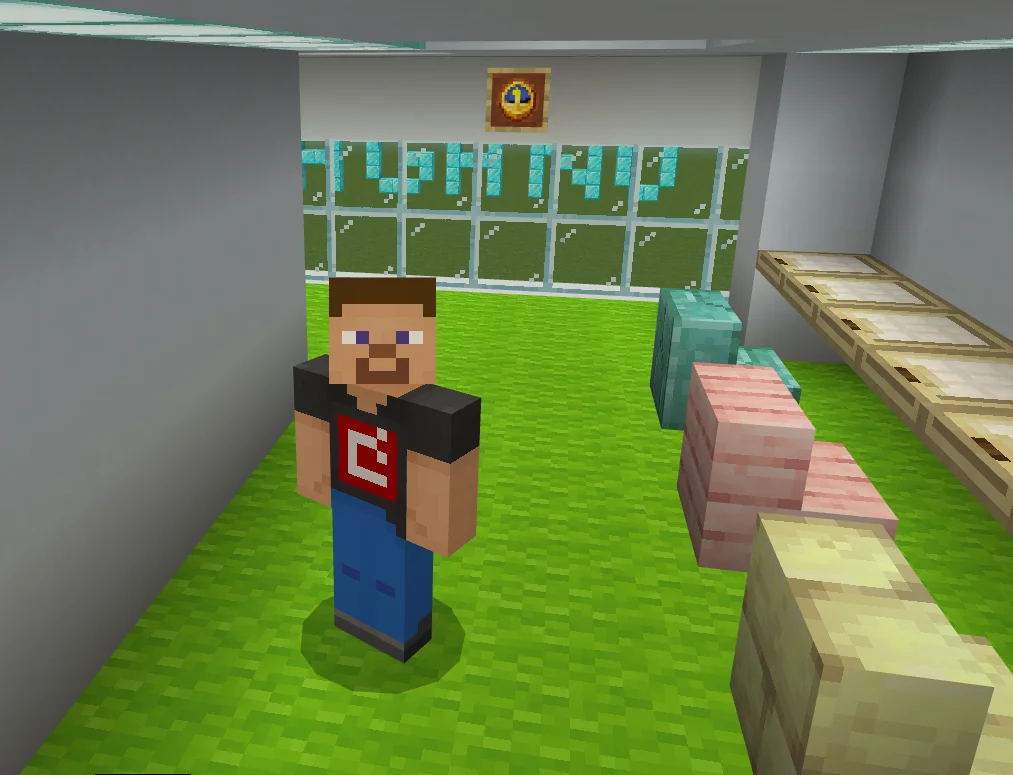 マイクラで教室を再現